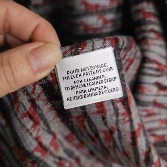 Hermes gray red horse pattern mens fall winter shirts wool silk. - Picture 13 of 14